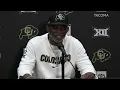 Colorado Football Postgame Press Conference at Utah