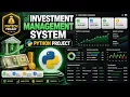 Investment Management System Using Python Complete Python OOP Project Investment Tracker