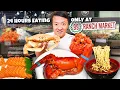 9am FRESH Lobster Crab Breakfast 24 Hours Eating ONLY at 99 Ranch Chinese Market