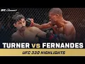ROUND 1 KO Jalin Turner vs Kaue Fernandes UFC 330 Mini Fight Highlights