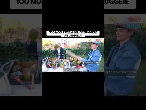 100 Modi estremi per distruggere un anguria!