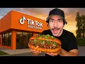 Eating The Most VIRAL Restaurants for 24 Hours Savannah GA
