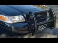 Crown Victoria police interceptor push bumper Mount installation
