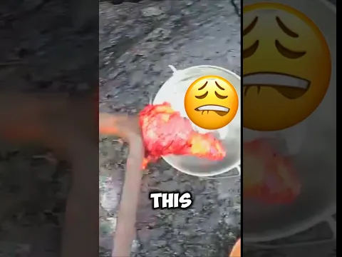 How to make LAVA CHICKEN #shorts