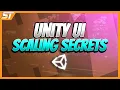 How To Scale Unity UI Across All Resolutions Scaling Secrets