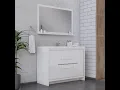 Alya Bath - Sortino 48 Inch Bathroom Vanity in White