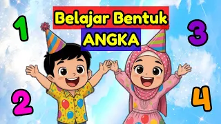 Mengenal Bentuk Angka 1-10 | Lagu Anak Tk Paud Sd Edukasi Pintar