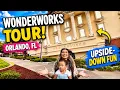 We Took Our Kids Inside the Upside Down House WonderWorks Orlando Vlog Tour