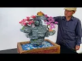 Skilled Hands Transform Lifeless Styrofoam Into Vibrant Natural Wonders
