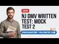 Pass The 2026 NJ DMV Written Test C Practice Exam Mock Test 2 Handbook Questions