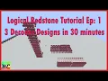 Logical Redstone Tutorial 1 3 Decoder Designs in 30 Minutes