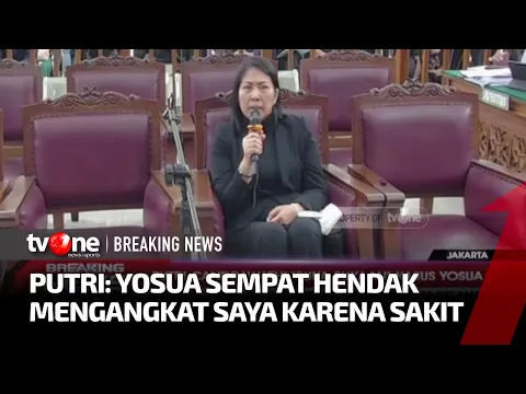 Putri Candrawathi Ceritakan saat Yosua akan Mengangkatnya ke Lantai 2
