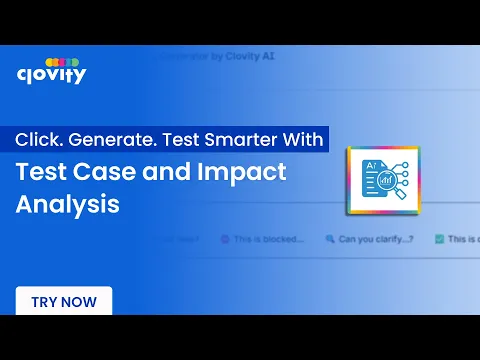 watch Test Case and Impact Analysis Generator by Clovity AI video