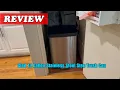 Glad 13 Gallon Stainless Steel Step Trash Can Review Kitchen Trash Can Worth It