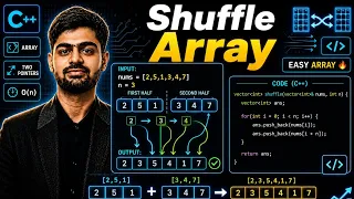 Shuffle the Array LeetCode 1470 Solution in C Easy Problem