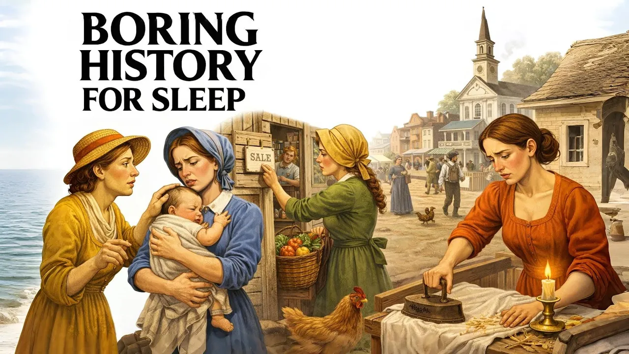 🕯️🏘️🇺🇸 What Daily Life Felt Like for Women in Small American Towns in the 1800s 📜😴 History for Sleep