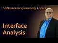 Software Engineering - 53 Interface Analysis