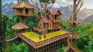 280 Days Building a Secret Luxury Tree House & Jungle Pool