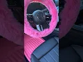 Decorate my new car with me pink car accessories