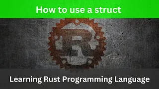 Rust language how to use a struct