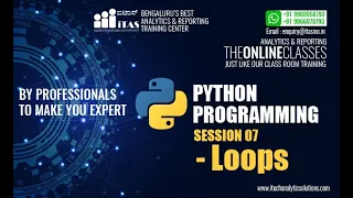 Session 07 Python Programming Loops
