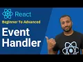 React Bangla Tutorial 22 Event Handler onChange onClick