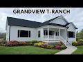 Grandview T-Ranch Modular Home Tour Ranch Home Built in North Carolina