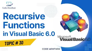 RECURSION in Visual Basic 6 0 Recursive Function in Visual Basic 6 0