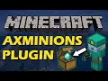 Worker robots in Minecraft with AxMinions Plugin