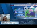 Wednesday evening weather update and future outlook with 10 News Meteorologist Delaney Willis