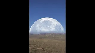 Moon Pass Near From Earth Amazing 