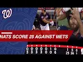 Nationals erupt for 25 runs against the Mets