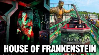 Niagara Falls' Scariest Rooftop Ride: House of Frankenstein & Frank’n Coaster POV!