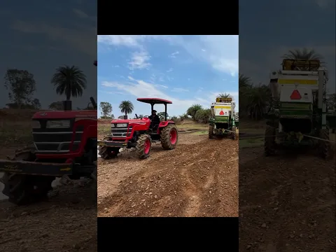 trending songs all indian tractor 🚜 vs John Deere combined full power testing short video