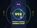 Slider Control After Effects Animating Numbers Counting