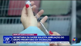 Secretaria da Saúde solicita ampliação da vacinação contra a gripe em Santa Catarina