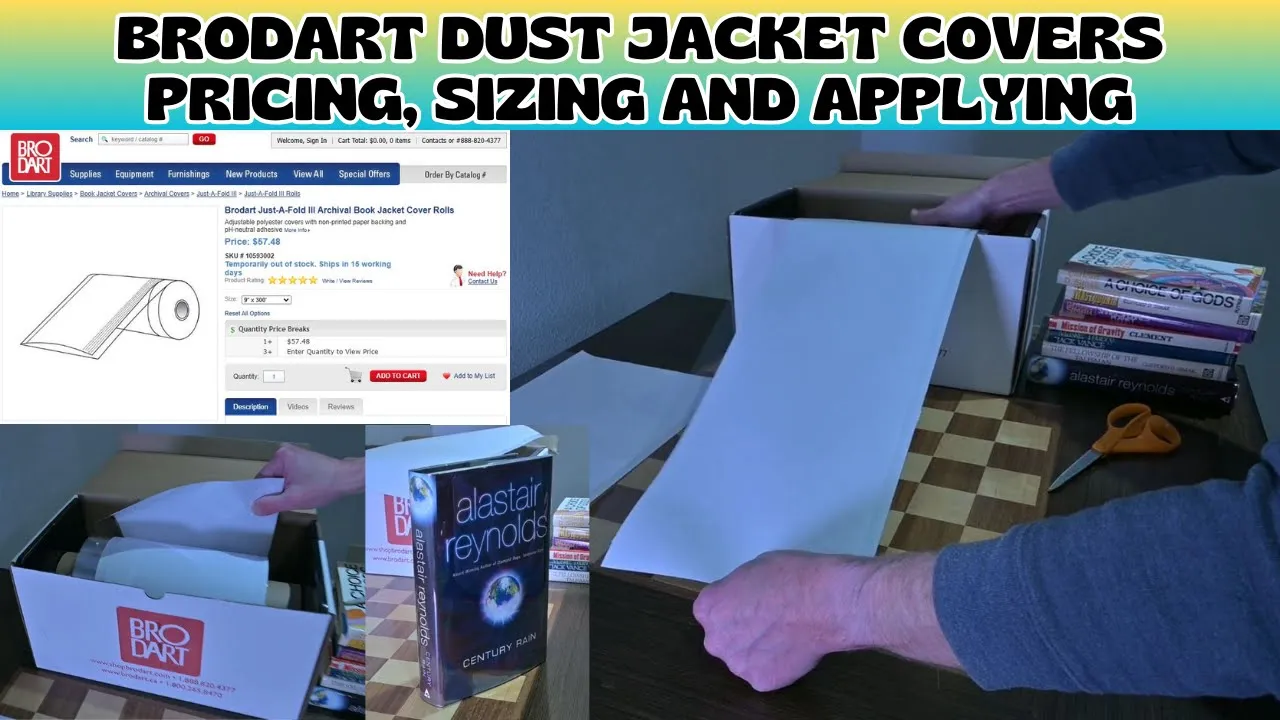 Brodart Dust Jacket Covers [Pricing, Sizing and Applying]