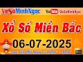 Download Lagu XSMB Minh Ngọc - Trực tiếp Xổ Số Miền Bắc - KQXS Miền Bắc ngày 06/07/2025, KQXS Thủ Đô, XS MinhNgoc