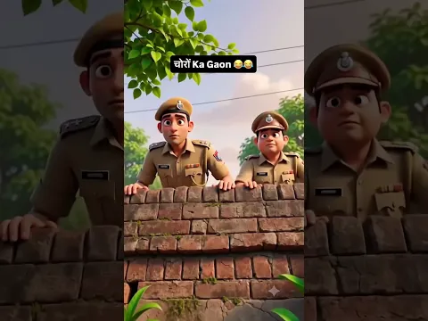चोरों का गाँव 😂😂 #ai #funny #shorts
