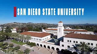 San Diego State University Aerial Campus Tour