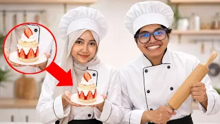 KITA BIKIN STRAWBERRY SHORT CAKE !! ENAK BANGET !!!