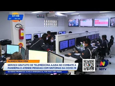 Serviço de telemedicina ajuda no combate à pandemia e atende pessoas com sintomas da Covid-19