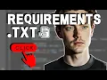 How to Create Requirements txt File with One Command