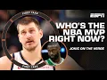 DEBATING THE NBA P Jaylen Brown or Nikola Jokic RIGHT NOW First Take