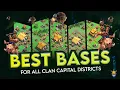 BEST Clan Capital Bases 2025 Every District with BASE LINKS