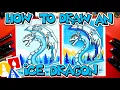How To Draw An Ice Dragon - Advanced