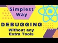 How to Debugging React Native with Chrome in Simplest Way Without any Extra Tools