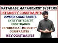 integrity constraints domain key referential entity integrity constraints in dbms unit 2