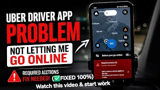 Can’t Go Online on Uber Driver App? Watch This