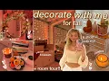 FALL ROOM MAKEOVER decorate shop with me ROOM TOUR 2022